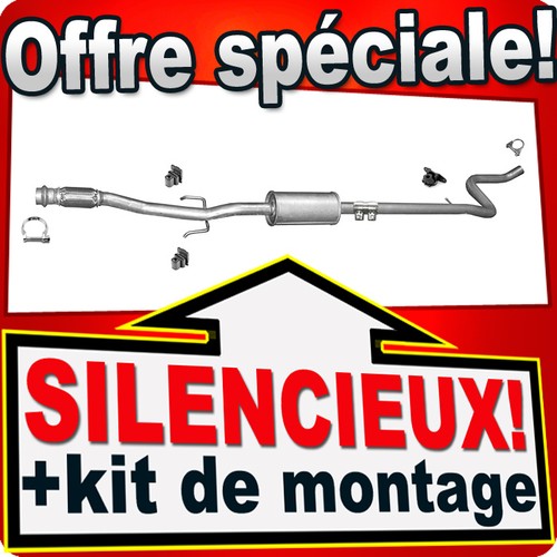 Silencieux intermédiaire pour - silencieux,