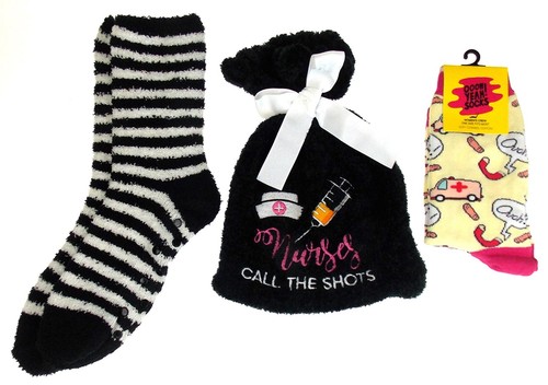 Nurse socks black - nurse, &