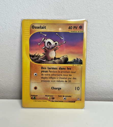 Carte pokémon osselait - carte, 72/147