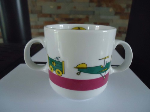 Tasse double anse porcelaine - tasse,