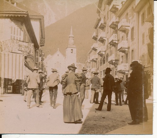 Chamonix 1895 départ - chamonix, pour