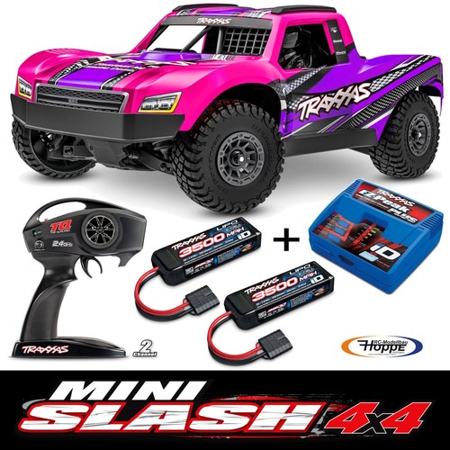 Traxxas mini slash 4x4 rose - 4x4,