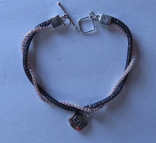 Handmade black and - black, rose