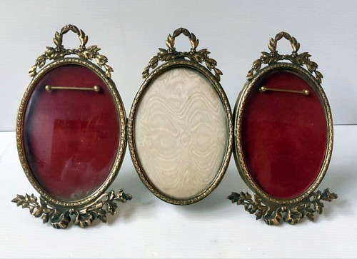 Cadre oval triptyque porte - oval,