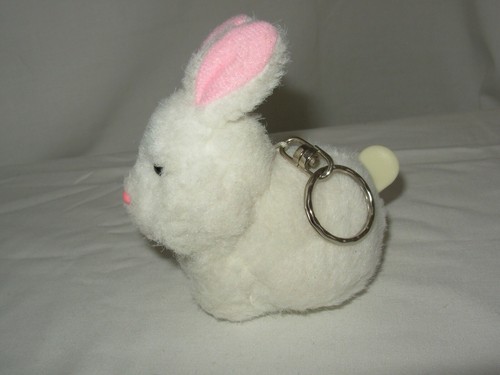 Peluche porte clé lapin - peluche,