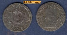 1 Sol à la Balance , Ans 2 1793 D. Dijon TTB II - Convention 1792-1795