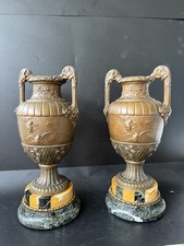 "PAIRE DE VASES A L ANTIQUE EPOQUE NAPOLÉON III FRANCE