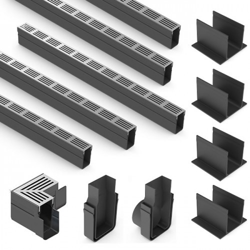 Kit caniveau slimline avec - slimline,