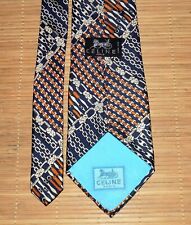 cravate CELINE vintage en soie