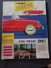 Catalogue  GALERIES LAFAYETTE Paris Noël 1958-59   " STOP ! JOUETS "   RARE