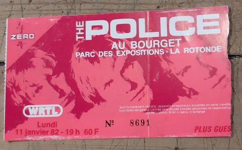 Ticket billet used - billet, stub