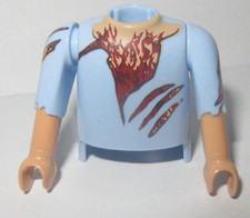 Playmobil  torse poil velu loup garou fr3   neuf