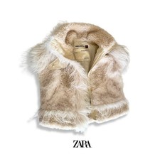 ZARA SRPLS Faux Fur Vest –