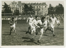 France Paris Match De Rugby Section Paloise- P.U.C Vintage silver print Tirage