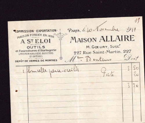 Paris fournitures pour - (iii°),