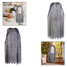 Cape de sorcière d'Halloween, poncho pour déguisement médiéval pour