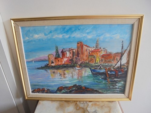Tableau huile sur panneau