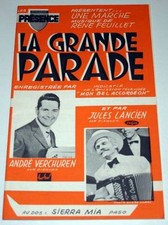 Partition vintage sheet music
