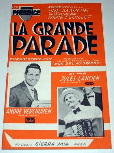 Partition vintage sheet - , music