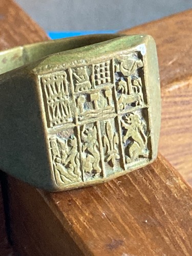 Ancienne bague chevalière - bague,