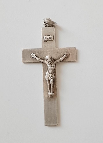 Pendentif croix argent massif - pendentif,