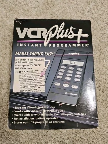 Vintage vcr plus - vcr, plus+