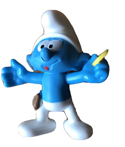 Figurine schtroumpf smurf mac - figurine,