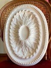 Stuc - Belle Ovale Rosace en