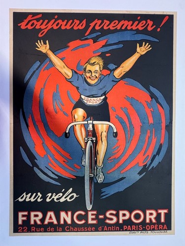 Affiche vélo bicyclette - vélo,