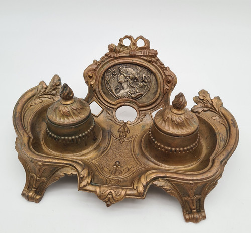 Encrier ancien napoleon iii - encrier,
