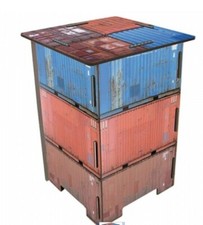 tabouret "container "  29,5 x 42 en bois éco certifié  Werkhaus
