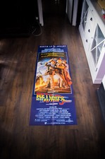 BACK TO THE FUTURE 3 Rare French Door Panel Vintage Movie Poster Original 1990