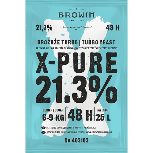 Levure browin turbo pure - levure, x-pure
