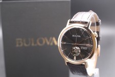 PRESQUE COMME NEUVE dans sa boîte] Montre Homme Bulova 97A171 Automatic...