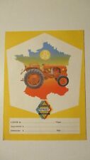 Protège cahier vintage TRACTEUR RENAULT D22 Régie Nationale MOTOCULTURE SERVICE