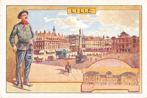 Cpa lille publicitaire au - 59,