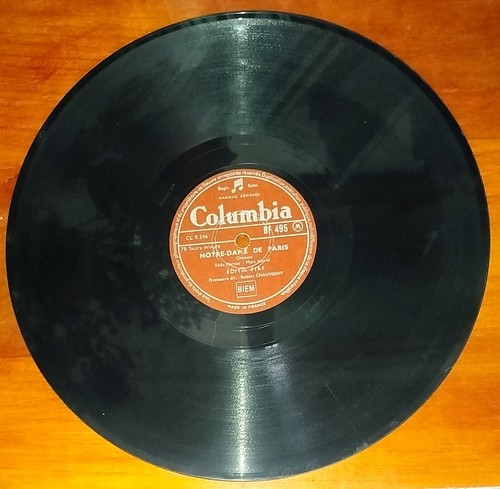 Vinyle pierre edith piaf - 78,