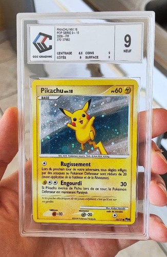 Pikachu holo pop9 - -,