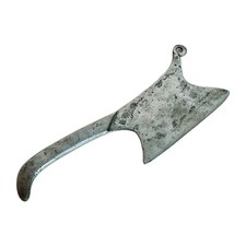 BEAU COUPERET HACHOIR OUTIL ANCIEN FEUILLE DE BOUCHER 