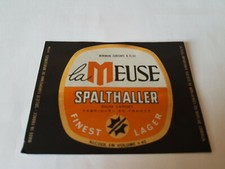 Etiquette bière La MEUSE N°2