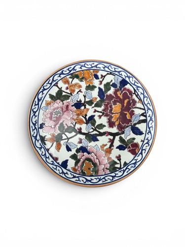 Faïence gien plat rond - gien-,