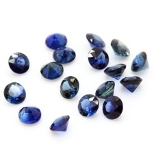 Pierres et Minéraux. SAPHIR BLEU . Rond. IF - VVS1 ( vendu à l'unité ) Ceylan,