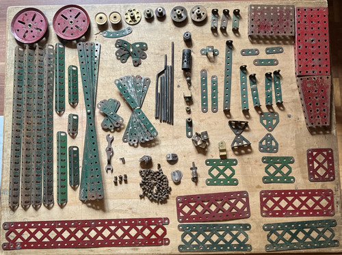 Meccano période rouge vert - meccano, et
