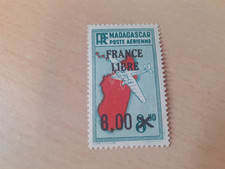 TIMBRE  COLONIES  FRANCAISES   MADAGASCAR  PA   FRANCE  LIBRE   n  54   NEUF*