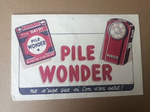 Ancien buvard publicitaire - ancien,