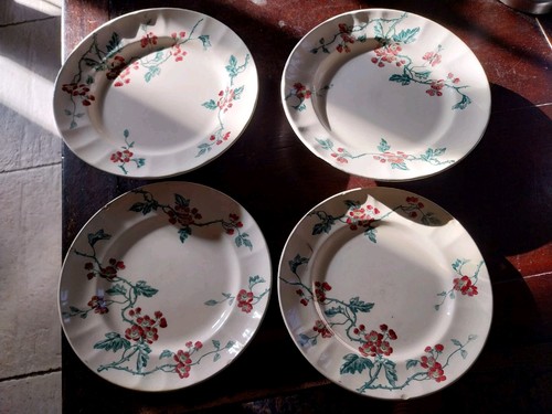 Anciennes assiettes terre - assiettes, de