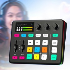 Console de mixage audio pour jeux vidéo, changeur de voix léger pour