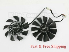 Pair Fans Cooler Fan For ASUS GTX 980 970 GTX 780Ti T129215SU 95mm Graphics Card
