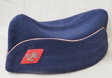 Calot militaire français ancien mdle 1935 insigne d'origine Artillerie Coloniale