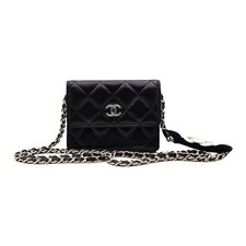 CHANEL Mini sac croisé en